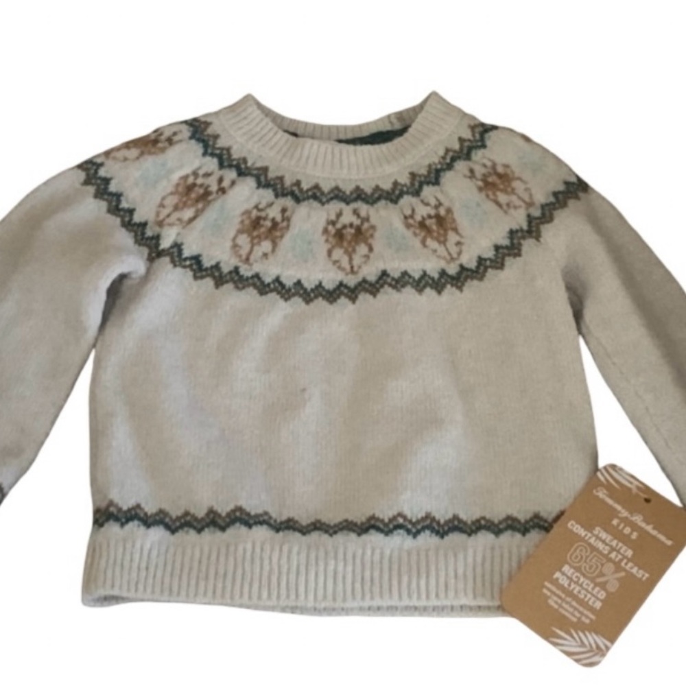Tommy Bahama Infants Reindeer Sweater Size 12 Months NWT